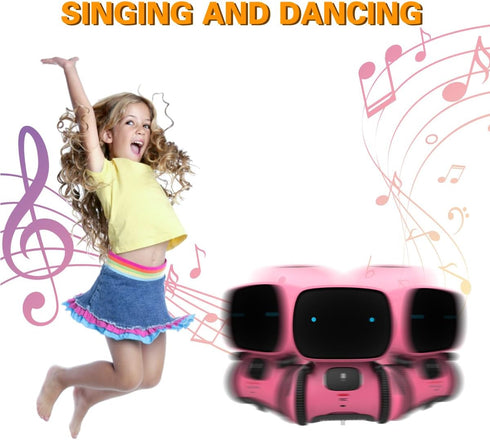 98K 3 Robot Toys for Girls and Boys Rechargeable, Touch and Voice Control Robots Interactive Talking Smart Partner