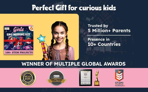 100+ 8 10 12 15 Butterfly EduFields STEM Projects | Girls Mini Engineering Kit for Ages Years | Ultimate DIY Science