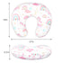 Unicorn Baby Car Seat Strap Covers & Nursing Pillow Cover - Soft Organic Knit
