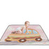 siphylline Cozy 50'' 50'' Funny Food Car Cartoon Cute Foldable Baby Activity Play Mat for Floor Breathable Playroom