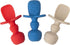 Upward Baby 3 Pack Silicone Feeding Spoons with Anti Choke Barrier, Self Feeding Toddler Utensils