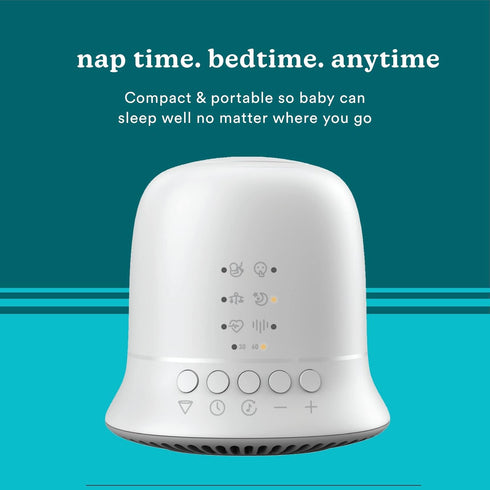 Homedics Sound Machine and Projector with 6 Soothing Sleep Sounds for Baby and Kids, Tilt Projector with 9 Images to