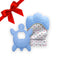 Liname 2 Pack Teething Mitten with Soothing Toy, Infant Chew Toy and Teething Glove