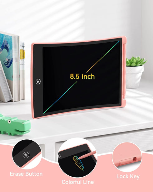 KOKODI 2 Pack LCD Writing Tablet, Colorful Doodle Board for Kids, Educational Birthday Gifts for Ages 3-8