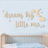 Nursery Wall Decor Dream Big Little One Wooden Sign, Boho Moon Stars