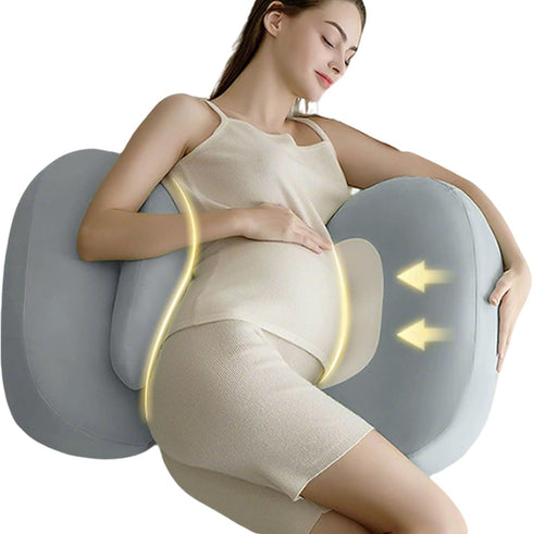 HUHJYUGE Pregnancy Pillow for Sleeping, Maternity Pillow for Pregnant Women, Side Sleeping Cushion
