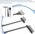 NUOBESTY 6pcs Mini Zen Garden Rake Tool Set, Desktop Sand Rock Push Drawing Pen Accessories for Zen Garden