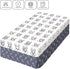 Dreamy Cotton LLC 3 Set 100% Set, Set Pieces of Bedding for Girls, Cool Gray Baby Girl Bedding Crib, Creative Baby Crib