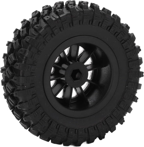 RC Car Tires Wheel, Antislip Shock Absorption, 4PCS for MN D90 D91 D96 D99 and WPL B14 B24