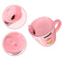 Baby Kids Toddler Sippy Cup Mug for Milk, Stainless Steel Trainer Straw Cup with Lid, Fox, 7oz