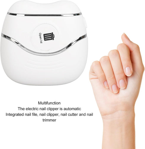 Trimmer Electric Nail Clipper, Automatic Nail Clipper Electric Nail Clipper Baby Nail Electric Multifunction Efficient