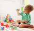 Atoylink ABC Wooden Building Blocks - 30 Pcs Alphabet & Number Stacking Toys with Storage Pull Toy Car for Toddlers 1-3