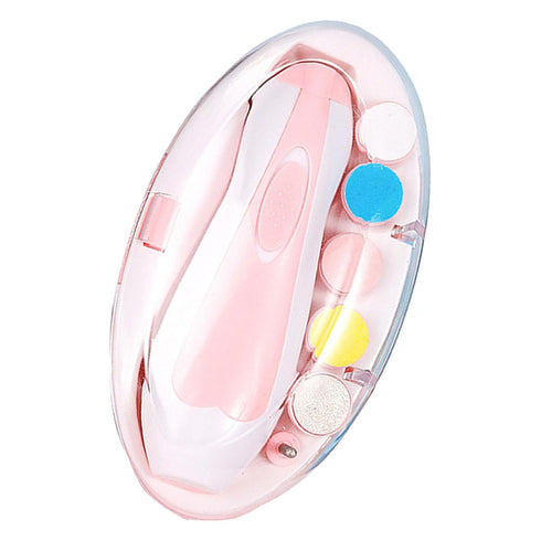Trimmer, Trimmer Set Baby Electric Nail LED Baby Nail File Electric Nail Manicure Toes Fingernails Care Trim Polish Kit