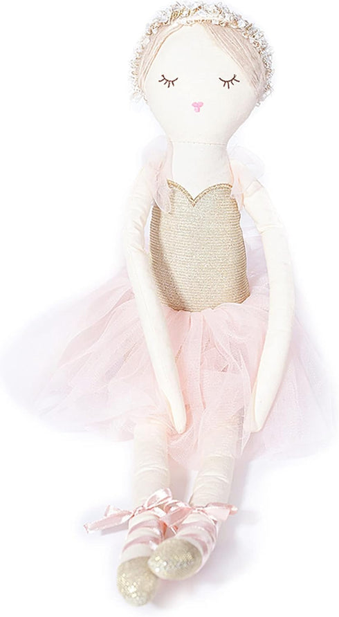 MON AMI Ballerina Stuffed Doll - 22” Plush Doll for Girls, Toy or Room Decor, Great Gift for Kids