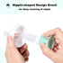 Gindasilva Cup,2 Pack Brushes,1 Pack Nipple,1 Baby Bottle Brush with One Base Hidden Nylon Nipple Cleaner, Stand