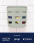 9 5.5 8.5 Lalo Bath Time Storage Bin - Keep Items Organized & Dry with Non-Toxic Plastic, Easy Cleanup, Removable