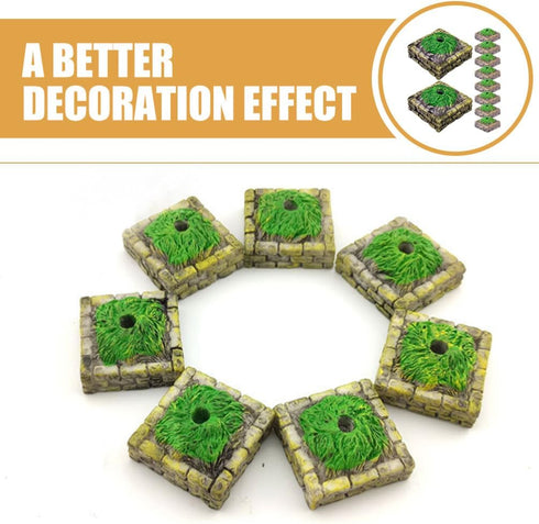 10pcs Miniature Trees and Model Trees Base for Diorama, Fake Trees for DIY Micro Landscape Sand Table