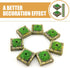 10pcs Miniature Trees and Model Trees Base for Diorama, Fake Trees for DIY Micro Landscape Sand Table