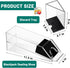 Honoson Accessories(6 Blackjack Shoe and Discard Tray Clear Acrylic Blackjack Dealing Shoe Card Dispenser for Playing