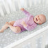 2 Pack, 100% Waterproof Crib Sheets Cotton Crib Mattress Protector, Fitted Crib Sheet, Ultra Soft & Breathable Toddler