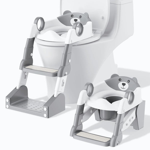 Potty Training Seat,Toddler Toilet Seat for Boys Girls,3-in-1 Potty Training Toilet and