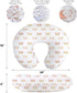 0-16 Little Grape Land Nursing Pillow, Breastfeeding Pillows for Mom with Removable Cover and Breathable Filling