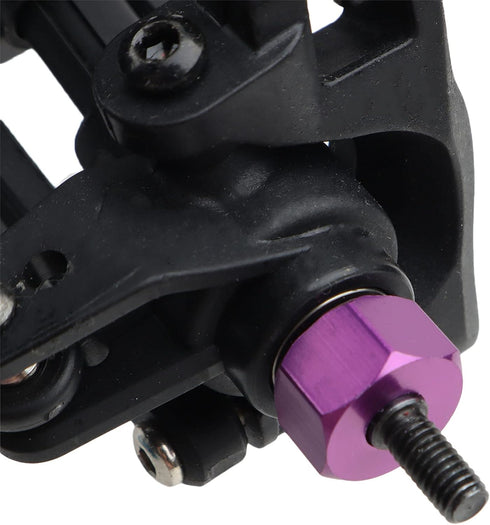12mm Hex Wheel Hub Mount, Aluminum 7mm Thick with 2x10mm Stub Axle Pins for 1/10 Slash 4x4 (Set of 4)
