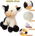 NatureMan 9 inches Cow Stuffed Animal Simulation Soft Plush Cute Cow Doll for Boys Girls Great Birthday Gift