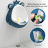 FIABC Potty Training Urinal Boy Urinal Kids Toddler Pee Trainer Bathroom Funny Baby Training PottiesDEEP Blue
