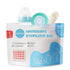 Gemdom 15 Pack Microwave Steam Sterilizer Bags Plus, Large Size for Baby Bottles