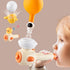Breathing Exerciser for Kids, Sensory Toys with Whistle, Floating Blow Pipe Balls,