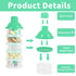 Manwetye 2 5 PCS Layers Baby Milk Powder Dispenser, Milk Powder Pots, Formula Dispenser Portable Milk Powder Formula