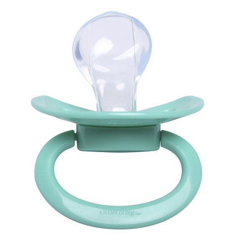 3-Pacifier Pack Gen-1 LittleForBig BigShield Adult Sized Black White Green