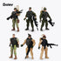 Boley 6-Pack Elite Force Army Men Toy Set - Figurines and Accessories for Kids Ages 3 and Up!