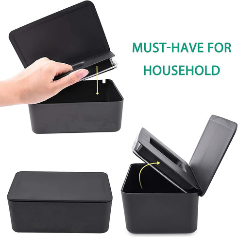Container,7.28" 4.80" 2.75" Moorfowl Makeup Remover Wipes L * W * H, Makeup Wipes Holder Dispenser Chic for Bathroom