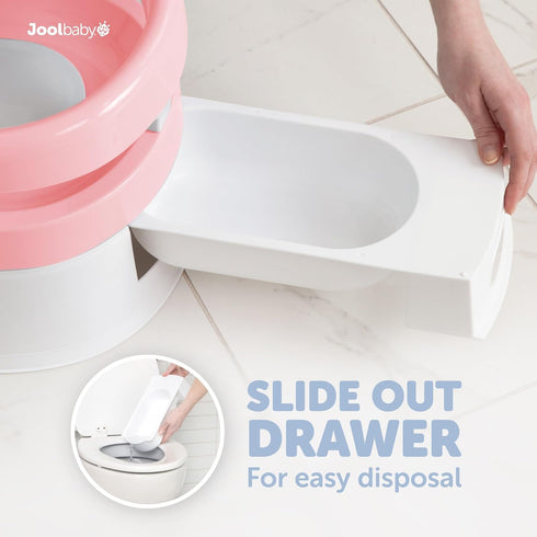 Jool Baby Toddler Potty Chair - Comfortable Pink Toilet Training Solution