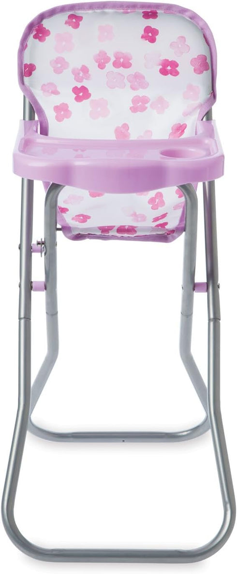 Manhattan Toy Baby Stella Blissful Blooms High Chair Play Set for 12" and 15" Soft Dolls