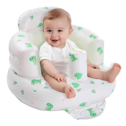 E1F1NN DOT Inflatable Baby Seat for Babies 3-36 Months, Blow Up Floor Chair with