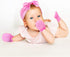Geyoga 18 Pieces Baby Essentials Set, Newborn Headband, Socks, and Mittens for Boys Girls 0-6 Months
