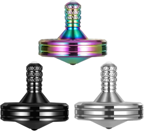 Precision Metal Spinning Top, Easy to Spin, Long Spin time Exceed 8