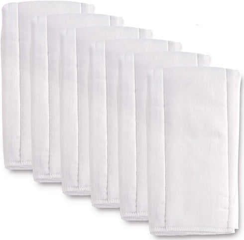 6 Ply Cloth Diapers Burp Cloth, Fasoar Thick Washable Absorbent Cotton Diaper