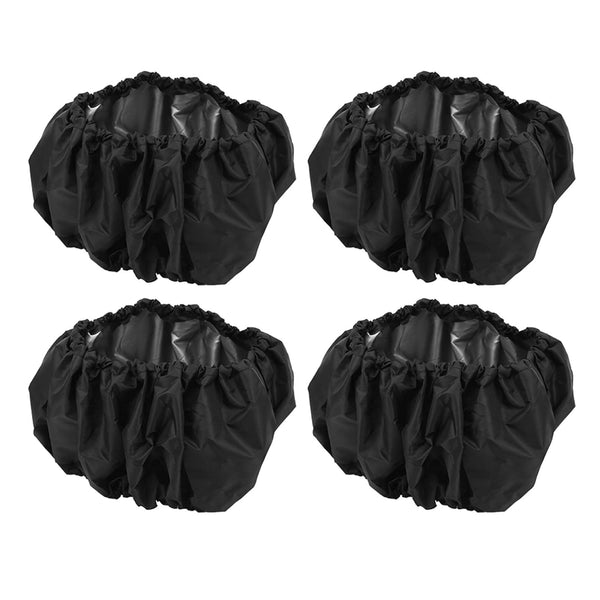 4 Pcs/Set Stroller Wheel Protection Covers, Dustproof Black Baby Stroller Tire Protector (S)