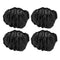 4 Pcs/Set Stroller Wheel Protection Covers, Dustproof Black Baby Stroller Tire Protector (S)