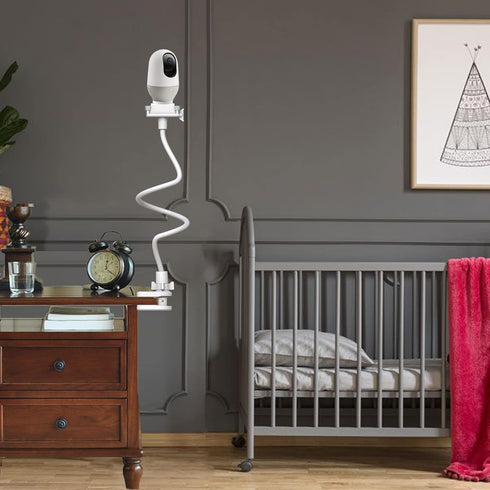 Flexible Baby Camera Mount Holder Stand Compatible with Nanit Pro, Vtech, eufy, HelloBaby HB65/HB66/HB248, ANMEATE