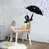 DEKOSH Baby Girl Nursery Decor - Peel & Stick Decorative Wall Decals for Teen Girl Bedroom