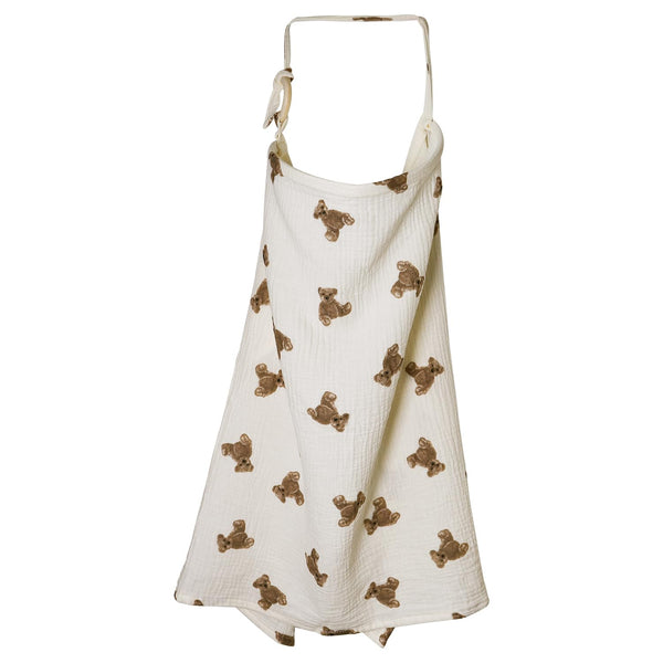 Muslin Nursing Cover for Baby Breastfeeding, Breathable 100% Cotton Breastfeeding Cover with
