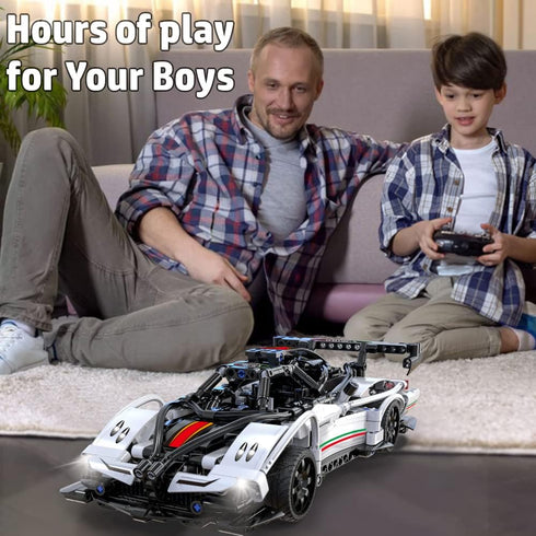 WisePlay Model Cars for Adults and Kids 9-12 Year - Build Your Own Remote Control Car STEM Projects