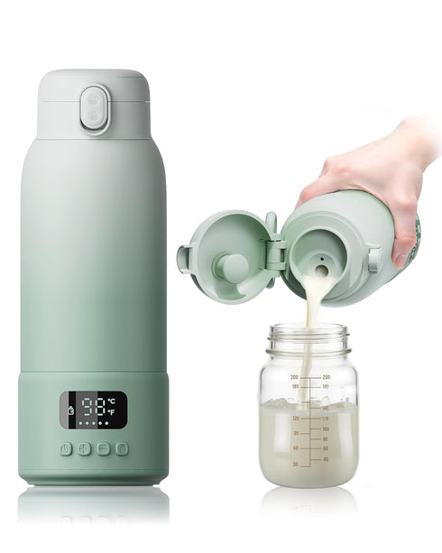 Portable Bottle Warmer Extended Battery Life - Dual Heating Modes for Breast