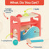 B. toys- Xylo-Pound Whale, Musical Instrument with Hammer & Balls for Developmental Play for Toddlers 1 Year+