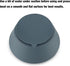 PandaEar 3 Pack Baby Suction Bowls, Silicone Food Bowls for First Stage Feeding, BPA-Free, Blue/Gray